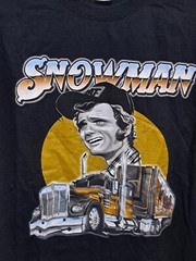 Snowman Smokey And The Bandit Sumbitch Vintage Look Large T-Shirt