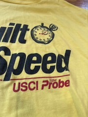 Vintage Soft Built For Speed Yellow USCI Probe T Shirt XL (Fits a bit Smaller)