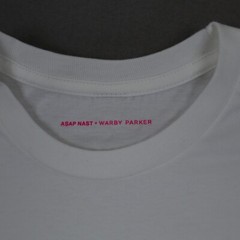 A$AP ASAP NAST x Warby Parker Rare Promo White Tee T-shirt Graphic Hip Hop L/XL