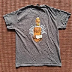 Adictivo Tequila Mens T-Shirt Med Gray Reposado Promo Graphic Bartender