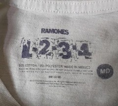 Ramones Gabba Gabba Hey New York City 1976 Graphic Band T-Shirt Men’s Size Med