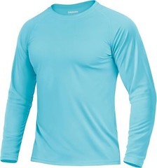 Men’s Rash Guard Swim Shirt UPF 50+ Long Sleeve Quick Dry Lightweight