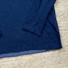 Duofold Shirt Medium Blue Wool Two Layer Preppy Base Hike Merino Outdoors Trekk