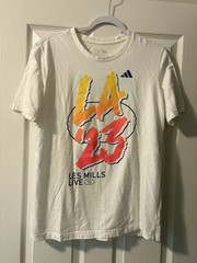 Lot of 4 Adidas And Reebok Les Mills T-shirt Size Medium LA23 Great Condition