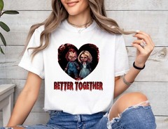 Chucky And Tiffany Valentine’s Day T-shirt, Anti Valentine Day tshirt