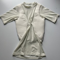 5.11 Tactical Padded Double Holster Shirt Men’s Medium White Compression Pockets