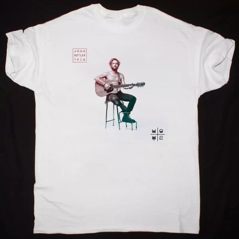 Vtg John Butler Trio Home Cotton White Color Full Size Unisex Shirt PA959