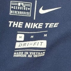 Nike Detroit Tigers Mens Medium Long Sleeve Dri-FIT Shirt Navy Blue MLB Baseball