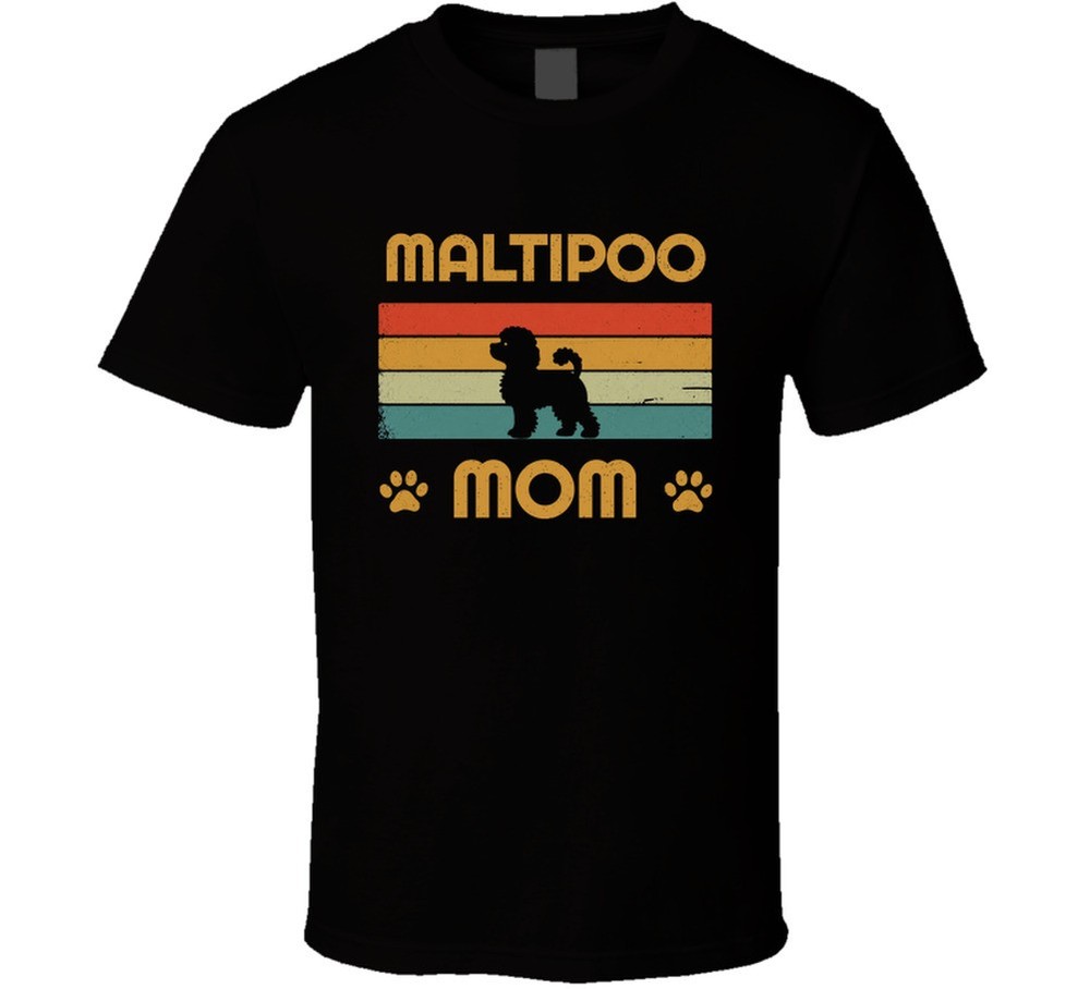 Maltipoo Mom T Shirt Popular Dog Breed Mothers Day Gift Present For Women
