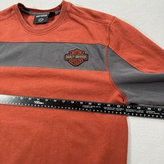 Harley Davidson Orange Men’s Long Sleeve Shirt XL