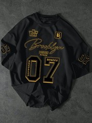 Brooklyn 07 Graphic Tee Hip Hop Streetwear New York Urban Boston T Shirt XS-4XL