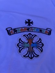 Chrome Hearts Men’s White Short Sleeve T-Shirt Size Small