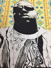 The Notorious B.I.G. Brooklyn Mint Rap Aztec T-Shirt Medium Black