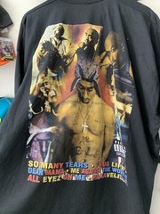 VTG Tupac * RARE* “In Memory Of 2PAC” 1996 Thug life memorial Rap Tee XL/2X