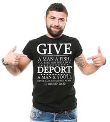 Funny Political Tee Trump 20:20 Shirt Deport A Man Shirt Dad Political Gift
