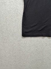 Lauren Ralph Lauren Men Polo Shirt XL Black Short Sleeve Crest Logo Button Front