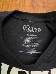 NWOT Misfits Rock Band Classic Skull Logo Men’s Black T-Shirt Small