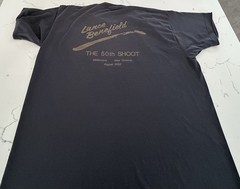 Vintage 1992 Lance Benefield 50th Shoot T Shirt XXL USA Made Single Stitch Black