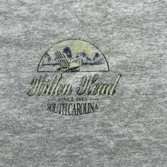 Vintage distressed Hilton Head South Carolina Heather Gray Crewneck T-Shirt – S