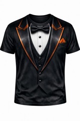 Digital Remains Tuxedo Shirts