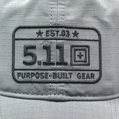 5.11 Tactical Hat Men One Size Gray Adjustable Cap 5-Panel Purpose Built Gear Lo
