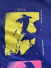Tupac 29598 Men’s Purple “Me Against The World” Graphic Tee On 2Pac Label Sz L