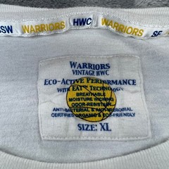 SAN FRANCISCO WARRIORS Vintage HWC T-Shirt Mens XL White 1962 Bamboo