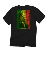 Crazy Shirts Bob Marley Smoke The Herb- Black T-Shirt Medium NWT