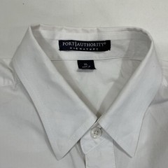 Vintage EBAY Button Down Shirt Promo Logo Embroidered Men’s XL White As-is