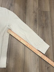 Vintage 50s Military Henley Shirt Sz M Wool Thermal Winter Workwear Uniform M-50