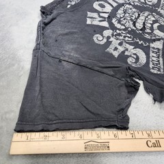 VTG Gas Monkey Garage Thrashed Distressed Gradient Sun Faded Worn WIP Paper Thin
