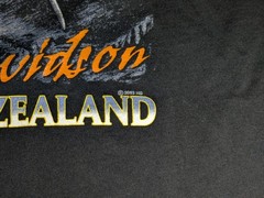Y2K Vintage Harley Davidson New Zealand S Shirt Down Under Christchurch Kiwi