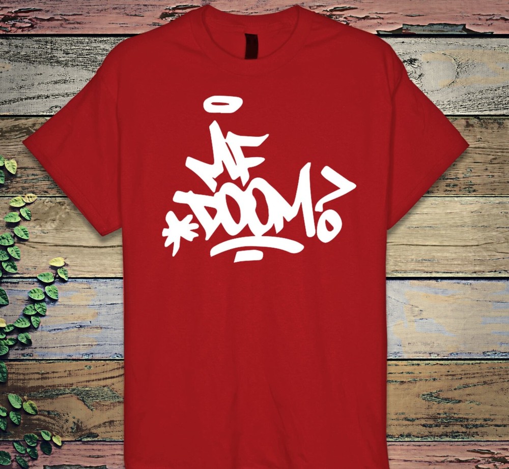 UNDERGROUND HIP HOP T SHIRT DOOMSDAY MF DOOM TAG MADVILLAIN DJ BEATS AND BARS