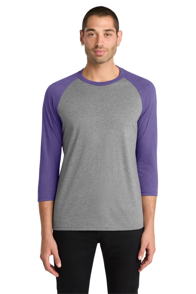 Clearance Sale District Perfect Tri 3/4-Sleeve Raglan DM136