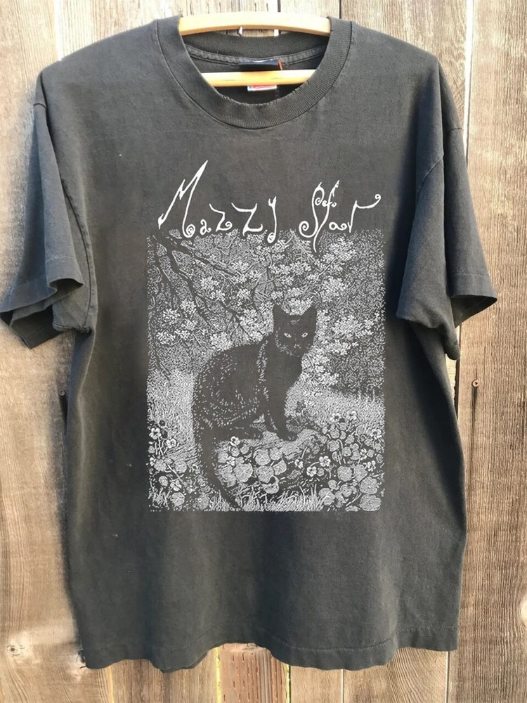 90s reprint Mazzy Star Cat T-shirt short sleeve tee classic style S-5XL NH14408