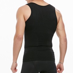 Men Shirt Slimming Body Shaper Gynecomastia Tummy Control Vest Compression Tank