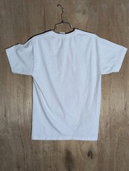 suna platinum shirt mens size L crew neck short sleeve bad bunny white