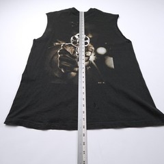 1993 Body Count Cop Killer Cutoff Sleeveless T Shirt Black Modern Medium Metal