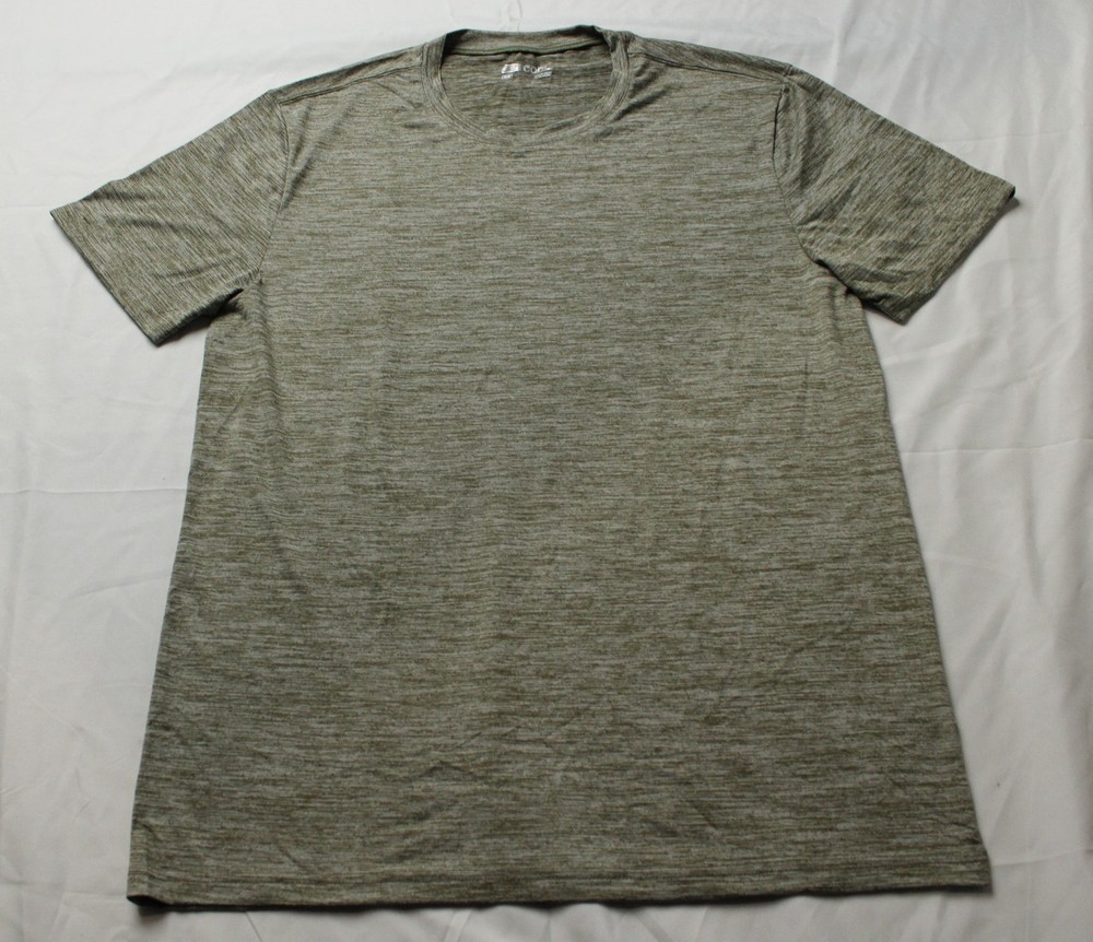 32 Degrees Men’s Cool Active Tag-Free Semi-Fitted T-Shirt DH3 Grey Medium NWT