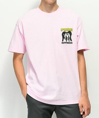 Zumiez A-Lab Pure Happiness Pink Tee Shirt New