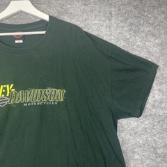 Harley Davidson Chandler Arizona Dealer Shirt 3XL Biker Green Short Sleeve