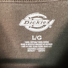 Dickies Olive Green Crewneck Pocket T-Shirt Mens Size Large