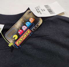 Pac-Man Brisco Brands Black T-Shirt M New