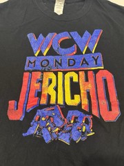 Vintage WCW Wrestling Monday Jericho Anonymous Print T Shirt Rare 90s Y2k WWF XL