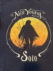 Vintage 1992 Rare Neil Young Solo Harvest Moon Tour Shirt Small Black