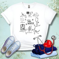 Tele Nurse Comfort Tee Ring Spun Cotton Soft Tele