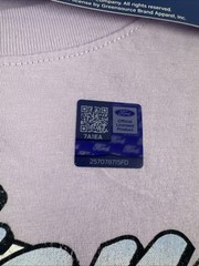 Ford Mustang Hardtop T Shirt Size Large Fastback Convertible Lilac NWT