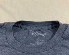 Disney T Shirt Mens Small S Pullover Crew Neck Mickey & Friends Dark Slate Blue