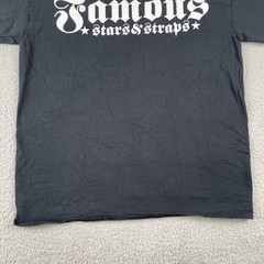 Famous Brand Jet L Black Shirt 100% Cotton Knit Classic Boxy Fit Classic Logo