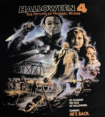 Halloween 4 horror movie T-shirt size XL fits like a Large Fright Rags customs
